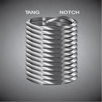 CF-1084-16EN240 1084-16EN240, TANGED METRIC INSERT M16X2, 1.5D/24mmL NITRONIC 60, FREE RUN